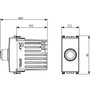 Vimar Arké Rotary Dimmer, 120V, 30-500W/30-300VA, 50-60 Hz