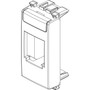 Vimar Arké MINI-COM Panduit Adaptor, 22.2 x 49 x 20.4 mm