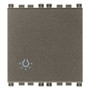 Vimar Arké Push Button, 1P NO, 10A 250V, Lightable, IP40