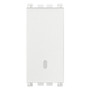 Vimar Arké Push Button, 1P NO, 10A 250V, Lightable, IP40