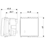 Vimar Arké Push Button, 1P NO, 10A 250V, Lightable, IP40