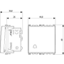 Vimar Arké Push Button, 1P NO, 10A 250V, Lightable, IP40