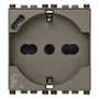 Vimar Arké SICURY Universal Socket Outlet, Italian Standard P40, 2P+E, 16A 250V