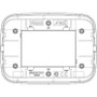 Vimar Arké Round Cover Plate, 3 Module