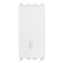 Vimar Arké 1-Way Switch, 1P 16AX 250V, Lightable, Replaceable Button