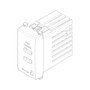 Vimar Arké USB Charging Outlet, 120-240V AC, 1 Module