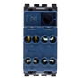 Vimar Arké 19015 2-Pole 1-Way Rocker Switch, 16AX, 250V, IP40, Flush-Mount, Lightable, Replaceable Button