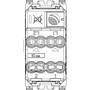 Vimar Arké 19015 2-Pole 1-Way Rocker Switch, 16AX, 250V, IP40, Flush-Mount, Lightable, Replaceable Button