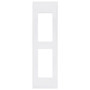 Vimar - Arké 19667 Classic Cover Plate - 2 Module, Technopolymer, for Panel Mounting - Apollo Lighting