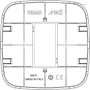 Vimar Arké Round Cover Plate, 1 Module, Technopolymer