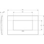 Vimar - Arké 19654 Classic Cover Plate - 4 Module, Plastic - Apollo Lighting