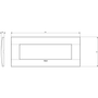 Vimar Arké Classic 7-Module Cover Plate, For 19617 Frame, 210 x 90 mm
