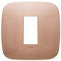 Vimar Arké Round Cover Plate, 1 Module, Metal