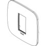 Vimar Arké Round Cover Plate, 1 Module, Metal