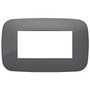 Vimar Arké Round Cover Plate, 4-Module, Technopolymer