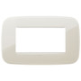 Vimar Arké Round Cover Plate, 4-Module, Technopolymer