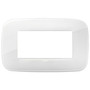 Vimar Arké Round Cover Plate, 4-Module, Technopolymer