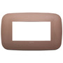 Vimar Arké 19684 Round Cover Plate, 4 Module, Metal