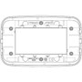 Vimar Arké 19684 Round Cover Plate, 4 Module, Metal