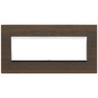 Vimar - Eikon EVO 21657 Cover Plate - 7 Module, Solid Wood - Apollo Lighting