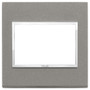 Vimar Eikon EVO British Standard 3-Module Cover Plate - Apollo Lighting