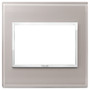 Vimar Eikon EVO British Standard 3-Module Cover Plate - Apollo Lighting