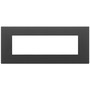 Vimar Eikon EXE Cover Plate, 7-Module, 212 x 90 mm - Apollo Lighting