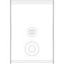 Vimar Idea Interchangeable 1-Module Button, Thermoplastic, Matt - Apollo Lighting