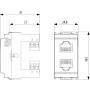 Vimar Idea Double RJ11 Phone Socket, 6P4C, Screw Terminals, IP20