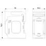 Vimar DIN Rail Mounting Frame, 1-Module, 2x17.5mm, RAL 7035 Grey