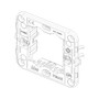 Vimar Idea 2-Reduced-Module Mounting Frame With Claws, For 60mm Round Flush or 09971 Surface Box