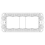 Vimar Idea 5-Module Mounting Frame, With Screws, Grey