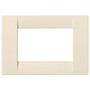 Vimar - Idea 16743 Classica Cover Plate - 3 Module, Plastic - Apollo Lighting