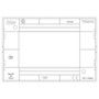 Vimar Idea Classica Cover Plate, 3-Module, Clamp Mounting