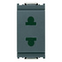 Vimar Idea 2P USA+EU SICURY Socket Outlet, 4.8mm Pins, 250V, IP20