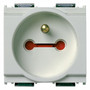 Vimar Idea SICURY Locking 2P+E French Outlet, 16A 250V, IP20, 2-Module