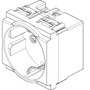 Vimar Idea German SICURY Socket Outlet, 2P+E, 16A 250V, IP20, 2 Reduced Modules - Apollo Lighting