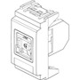 Vimar - Net Safe 16357 UTP Socket Outlet - RJ45 Cat5e, 8 Contacts, T568A/B Universal Wiring - Apollo Lighting