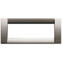 Vimar - Idea 16736 Classica Cover Plate - Die Cast Metal, 6 Module - Apollo Lighting