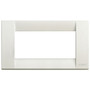 Vimar Idea Classica 4-Module Cover Plate, Clamp Mounting