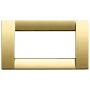 Vimar Idea Classica 4-Module Cover Plate, Clamp Mounting