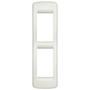 Vimar IDEA Rondò Cover Plate, 2-Module, Die-Cast Metal, Panel Mount - Apollo Lighting