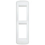 Vimar IDEA Rondò Cover Plate, 2-Module, Die-Cast Metal, Panel Mount