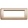 Vimar - Idea 16756 Rondò Cover Plate - 6 Module, Die-Cast Metal - Apollo Lighting