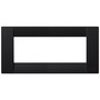 Vimar Idea Classica 5-Module Cover Plate, Clamp Mounting