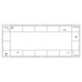 Vimar IDEA 6-Module Classica Cover Plate, 195 x 82 mm, Horizontal/Vertical
