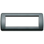 Vimar Idea Rondò 6-Module Cover Plate, Clamp Mounting