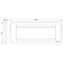 Vimar Idea Rondò 6-Module Cover Plate, Clamp Mounting