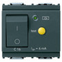 Vimar - Idea 16511 RCBO Circuit Breaker - 120-230 V, 50-60 Hz, IP40, 2 Modules - Apollo Lighting