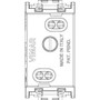 Vimar Idea Bell, 230V 50-60Hz, 8 VA, IP30, Flush-Mounted, 1 Module